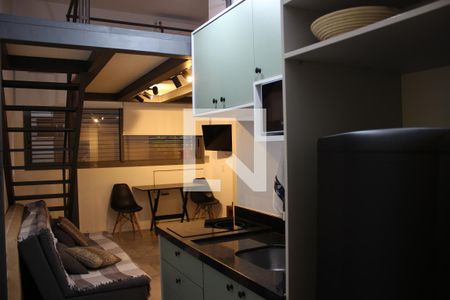 Studio para alugar com 23m², 1 quarto e sem vagaCozinha