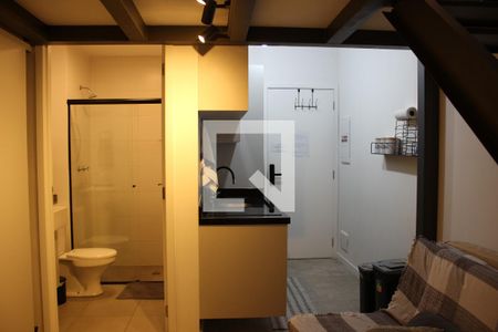 Studio para alugar com 23m², 1 quarto e sem vagaBanheiro