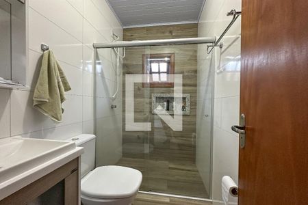 Banheiro da Suíte 1 de casa para alugar com 2 quartos, 80m² em Santo Andre, São Leopoldo