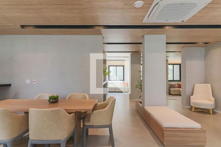 Apartamento para alugar com 33m², 1 quarto e sem vaga Apartamento para alugar com 33m², 1 quarto e sem vagaÁrea comum - Salão de festas