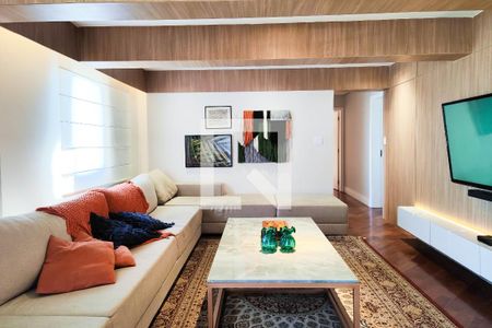 Sala de apartamento à venda com 3 quartos, 143m² em Vila Guiomar, Santo André