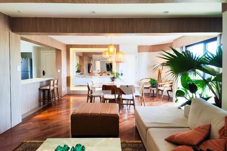 Sala de apartamento à venda com 3 quartos, 143m² em Vila Guiomar, Santo André