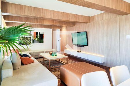 Sala de apartamento à venda com 3 quartos, 143m² em Vila Guiomar, Santo André