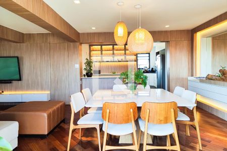 Sala de apartamento à venda com 3 quartos, 143m² em Vila Guiomar, Santo André