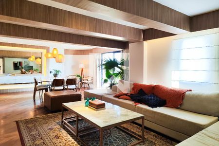 Sala de apartamento à venda com 3 quartos, 143m² em Vila Guiomar, Santo André