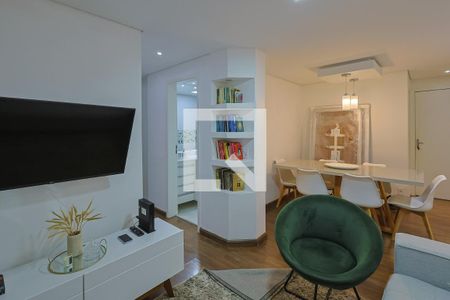 Sala de apartamento à venda com 3 quartos, 69m² em Pompéia, Belo Horizonte