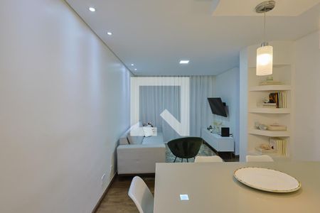 Sala de apartamento à venda com 3 quartos, 69m² em Pompéia, Belo Horizonte