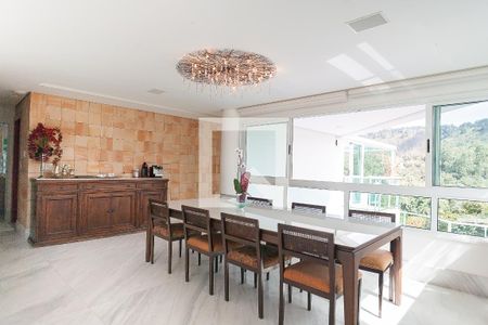 Sala de Jantar de casa de condomínio à venda com 4 quartos, 850m² em Vila Alpina, Nova Lima
