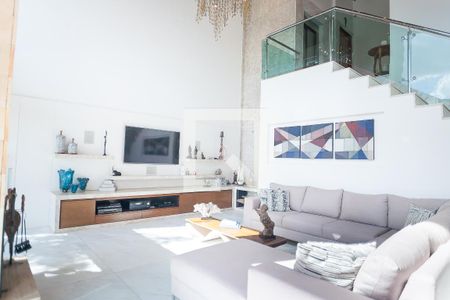 sala de casa de condomínio à venda com 4 quartos, 850m² em Vila Alpina, Nova Lima