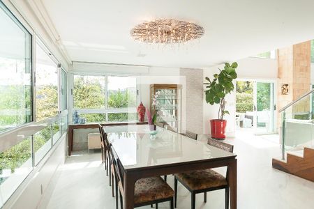 Sala de Jantar de casa de condomínio à venda com 4 quartos, 850m² em Vila Alpina, Nova Lima