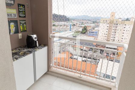 Varanda de apartamento à venda com 2 quartos, 56m² em Vila Galvão, Guarulhos