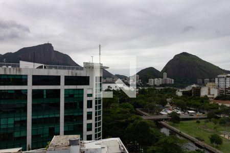 Vista da suíte  de apartamento para alugar com 2 quartos, 75m² em Leblon, Rio de Janeiro