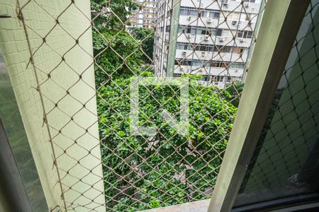 Sala vista da janela de kitnet/studio à venda com 1 quarto, 41m² em Flamengo, Rio de Janeiro