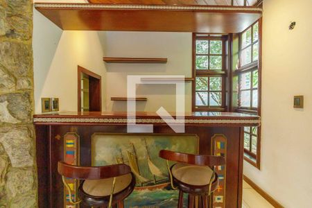 Sala Bar de casa de condomínio à venda com 3 quartos, 469m² em Itanhangá, Rio de Janeiro