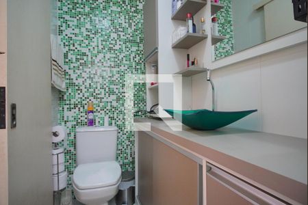Banheiro - Corredor de apartamento para alugar com 1 quarto, 46m² em Boa Vista, Porto Alegre