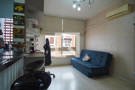 Sala de apartamento à venda com 1 quarto, 46m² em Boa Vista, Porto Alegre