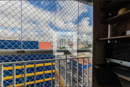 Varanda da Sala de apartamento à venda com 2 quartos, 55m² em Liberdade, São Paulo