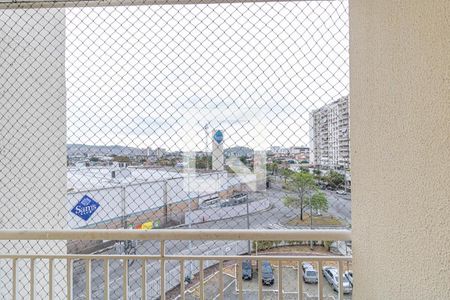 Varanda da Sala vista de apartamento à venda com 3 quartos, 68m² em Del Castilho, Rio de Janeiro