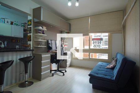 Sala de apartamento à venda com 1 quarto, 47m² em Boa Vista, Porto Alegre