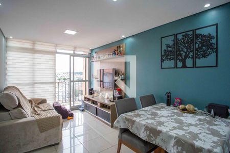 Sala de apartamento à venda com 2 quartos, 56m² em Taboão, Diadema