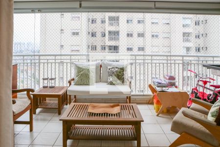 Varanda Gourmet de apartamento à venda com 3 quartos, 132m² em Várzea da Barra Funda, São Paulo
