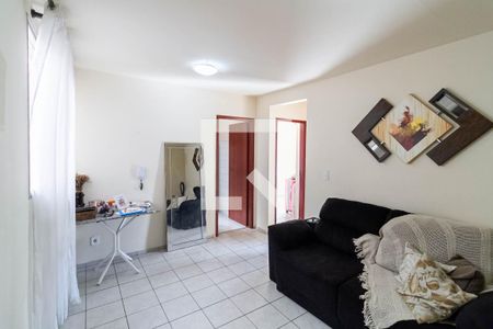 Sala  de apartamento à venda com 2 quartos, 60m² em Santa Branca, Belo Horizonte