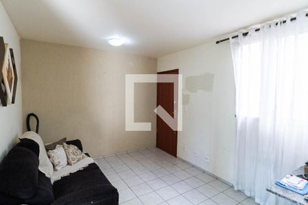 Sala  de apartamento à venda com 2 quartos, 60m² em Santa Branca, Belo Horizonte