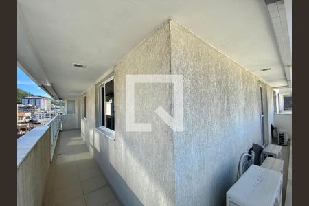 Varanda de apartamento à venda com 3 quartos, 97m² em Botafogo, Rio de Janeiro