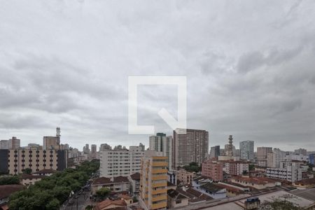 Varanda da Sala - 1º Piso - Vista  de apartamento para alugar com 3 quartos, 243m² em Vila Matias, Santos