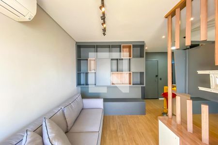 Sala de apartamento à venda com 1 quarto, 35m² em Rudge Ramos, São Bernardo do Campo