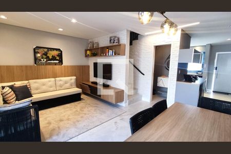 Sala de casa de condomínio à venda com 3 quartos, 170m² em Cidade Nova, Jundiaí