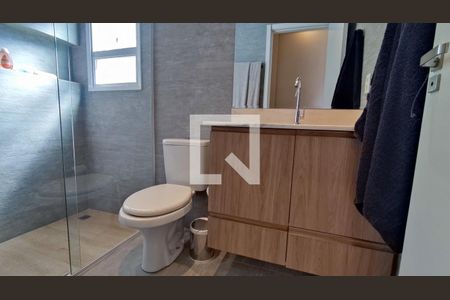 Banheiro da Suíte de casa de condomínio à venda com 3 quartos, 170m² em Cidade Nova, Jundiaí