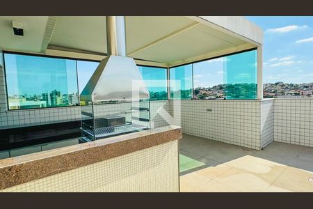 Área Gourmet de apartamento à venda com 3 quartos, 184m² em Castelo, Belo Horizonte
