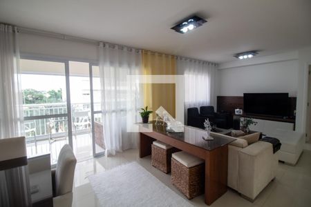 Sala de apartamento à venda com 3 quartos, 124m² em Vila Congonhas, São Paulo