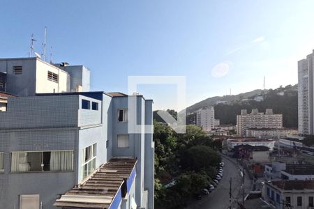 Sala - Vista de apartamento para alugar com 2 quartos, 87m² em José Menino, Santos