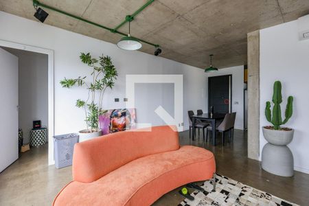 Sala de apartamento para alugar com 2 quartos, 72m² em Panamby, São Paulo