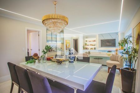 Sala de Jantar de apartamento à venda com 4 quartos, 234m² em Mirandópolis, São Paulo