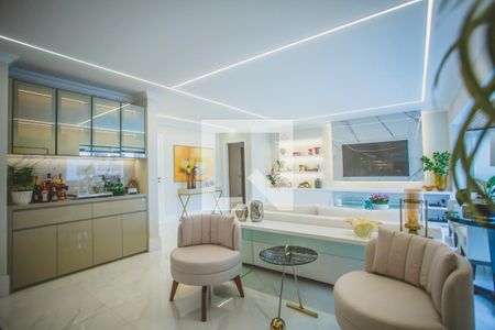 Sala de Estar de apartamento à venda com 4 quartos, 234m² em Mirandópolis, São Paulo