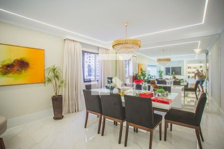 Sala de Jantar de apartamento à venda com 4 quartos, 234m² em Mirandópolis, São Paulo