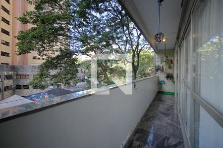 Varanda da Sala de apartamento à venda com 4 quartos, 300m² em Savassi, Belo Horizonte