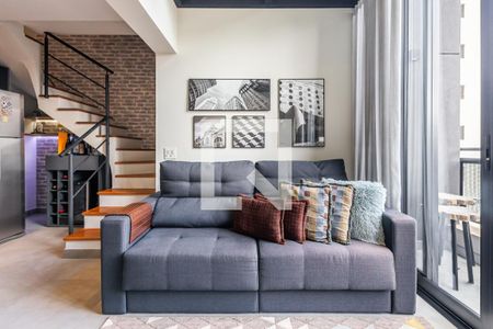 Sala de apartamento à venda com 1 quarto, 50m² em Pinheiros, São Paulo