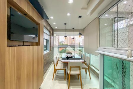 Varanda Gourmet de apartamento à venda com 3 quartos, 96m² em Baeta Neves, São Bernardo do Campo