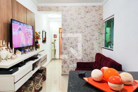 Sala de apartamento à venda com 2 quartos, 49m² em Parque Novo Oratório, Santo André