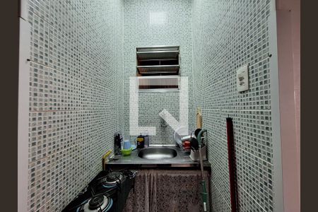 Cozinha  de kitnet/studio à venda com 1 quarto, 24m² em Botafogo, Rio de Janeiro
