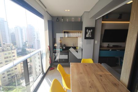 Studio à venda com 40m², 1 quarto e 1 vagaVaranda gourmet