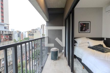 Studio à venda com 22m², 1 quarto e sem vagaSacada