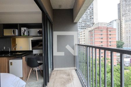 Sacada de kitnet/studio para alugar com 1 quarto, 22m² em Bela Vista, São Paulo