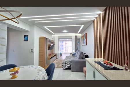 Sala de Estar / Jantar de apartamento para alugar com 2 quartos, 80m² em Tupi, Praia Grande