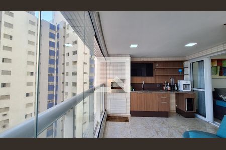 Varanda gourmet de apartamento para alugar com 2 quartos, 80m² em Tupi, Praia Grande