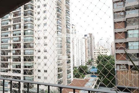 Varanda da Sala de apartamento à venda com 2 quartos, 72m² em Vila Nova Conceição, São Paulo